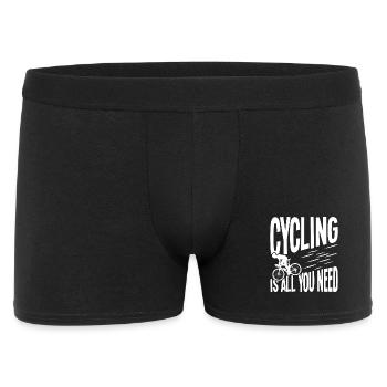 Cycling is all you need - Men's Boxer Shorts - black - Front