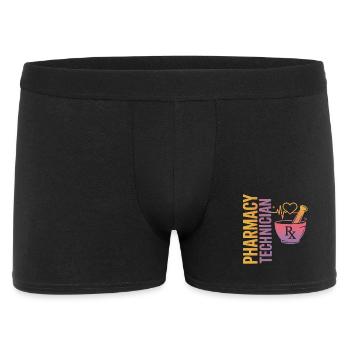 Apothekentechniker Illustration - Männer Boxer Shorts - Schwarz - Vorne