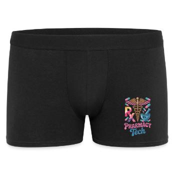 Rx Tech Pharmacy Art - Männer Boxer Shorts - Schwarz - Vorne