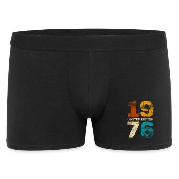 Édition limitée cadeau rétro d’anniversaire 1976 - Boxer Homme - noir - Devant