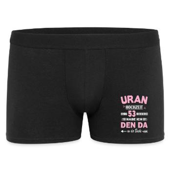 53 Years Relationship Anniversary Wedding Anniversary - Men's Boxer Shorts - black - Front