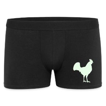 Rooster Silhouette - Men's Boxer Shorts - black - Front