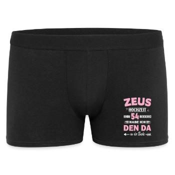 54 Years Relationship Anniversary Wedding Anniversary - Men's Boxer Shorts - black - Front