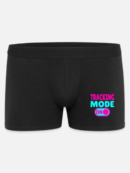 Tracking Mode ON – Abenteuer auf Spurensuche - Männer Boxer Shorts - Schwarz