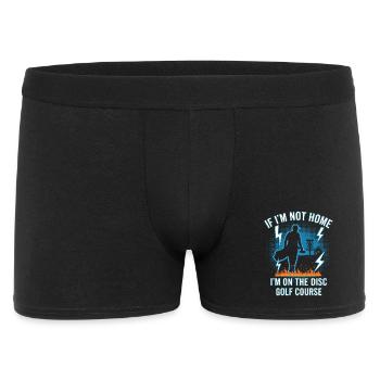 If Im Not Home Im On The Disc Golf Course Disc - Men's Boxer Shorts - black - Front