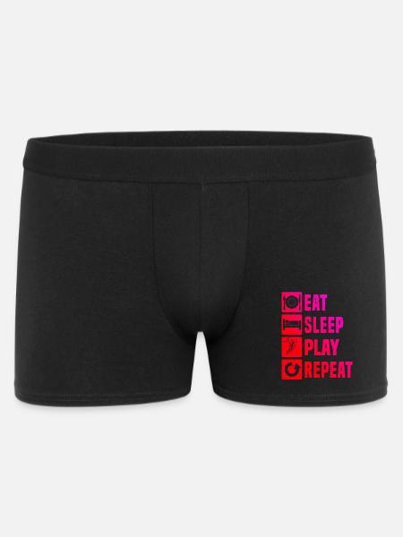 Håndboldillustration til håndbold for mænd - Boxer Shorts til mænd - sort