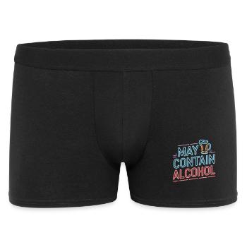 May Contain Alcohol Alkohol Mallorca Saufen JGA - Men's Boxer Shorts - black - Front
