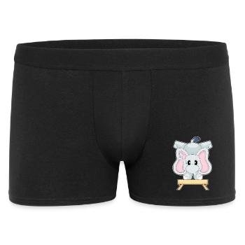 Gymnastique d’entraînement d’éléphants Fitness - Boxer Homme - noir - Devant