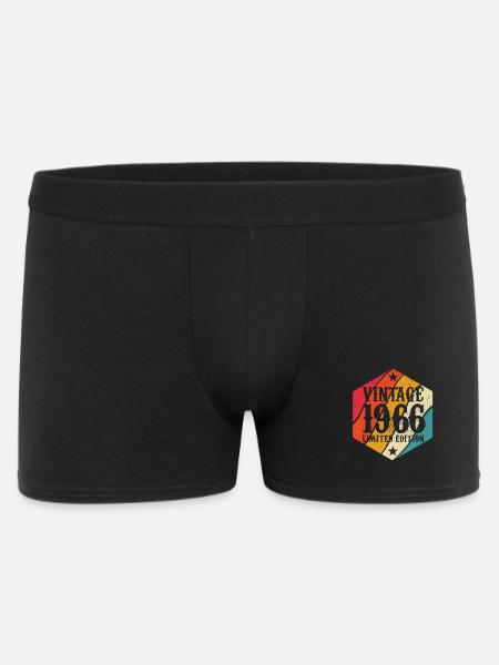 Limited Edition 1966 Birthday Gift - Men's Boxer Shorts - black