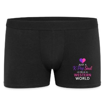 Juste une âme K Pop dans un monde occidental - Boxer Homme - noir - Devant