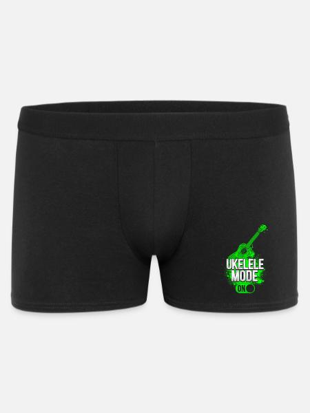 Hawaiian Ukulele Uke Ukulele Mode - Männer Boxer Shorts - Schwarz