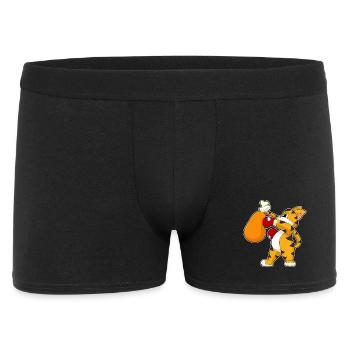 Tiger Boxer Boxsack Boxen - Männer Boxer Shorts - Schwarz - Vorne
