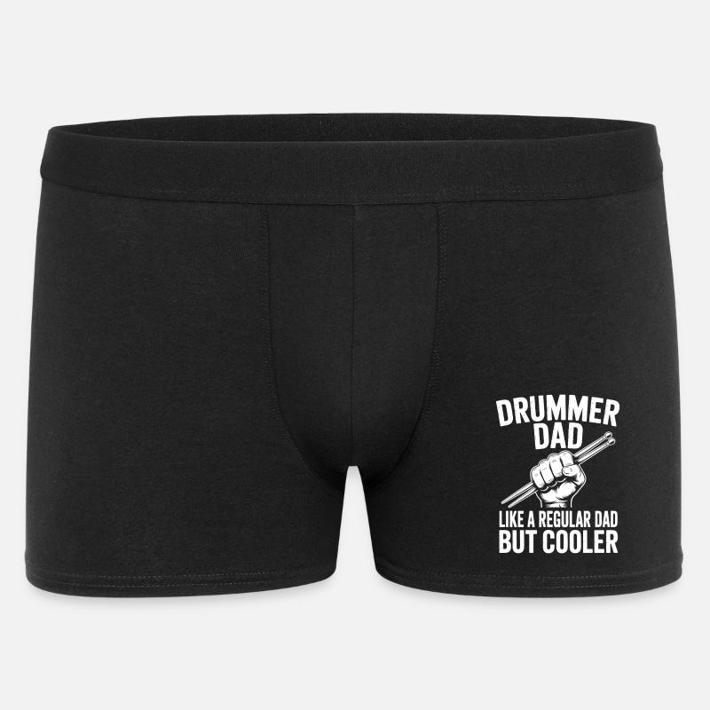 Drummer Saying Funny Drummer Gift - Men's Boxer Shorts - black