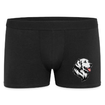 Golden Retriever - Boxer Homme - noir - Devant