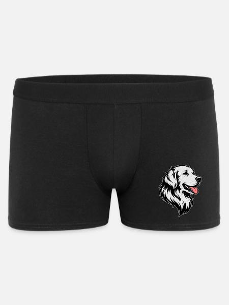 Golden Retriever - Boxer Homme - noir