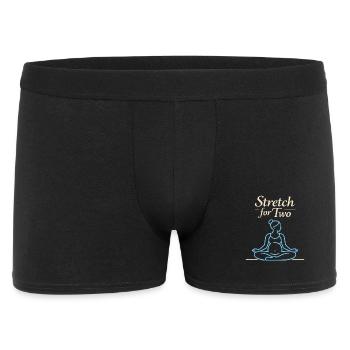 Prenatal Yoga Expectant Mother - Men's Boxer Shorts - black - Front