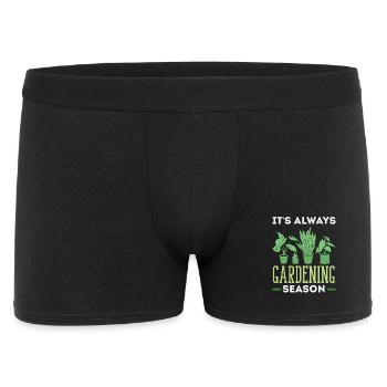 Gardening Season Funny Plant Lover Gardener - Men's Boxer Shorts - black - Front