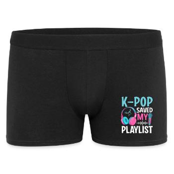 Le K-Pop a sauvé ma playlist - Boxer Homme - noir - Devant