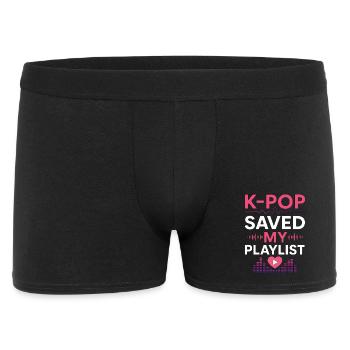 Le K-Pop a sauvé ma playlist - Boxer Homme - noir - Devant