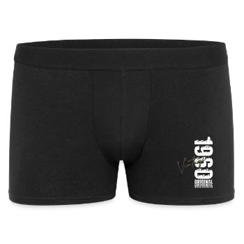 66th Birthday Gift Husband Vintage Vintage 1960's - Men's Boxer Shorts - black - Front