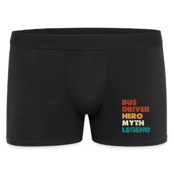 Bus Driver Hero Myth Legend - Men's Boxer Shorts - black - Front