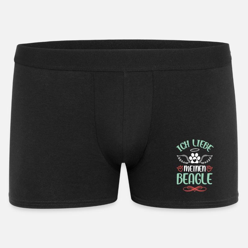 J’adore mon Beagle - Boxer Homme - noir