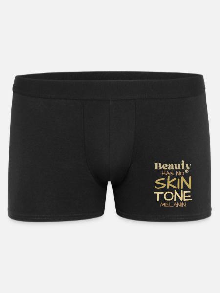 Beauty knows no skin tone - Men's Boxer Shorts - black