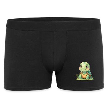 Cuddly Turtle Sunshine - Men's Boxer Shorts - black - Front