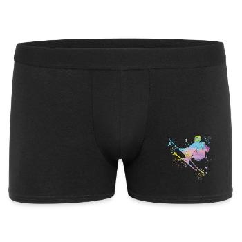 Alpine skiing Winter sports Nordic skiing - Men's Boxer Shorts - black - Front
