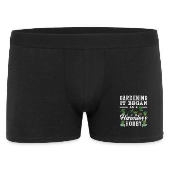 Gardening It started as a harmless hobby garden - Men's Boxer Shorts - black - Front