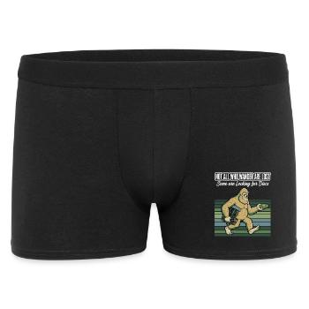 Disc Golf : Tous ceux qui errent ne sont pas perdus - Boxer Homme - noir - Devant