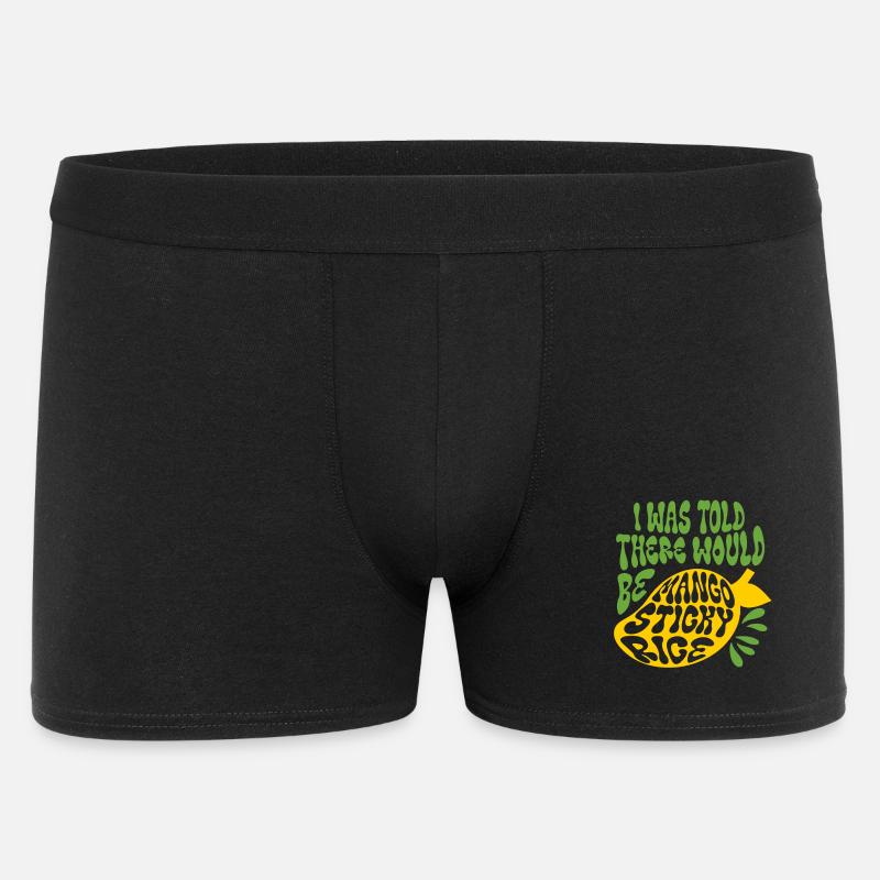 Mango Sticky Reis - Männer Boxer Shorts - Schwarz