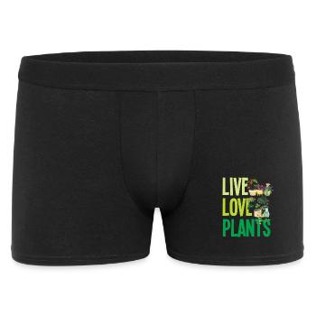 Live Love Plants Plant Lovers - Men's Boxer Shorts - black - Front