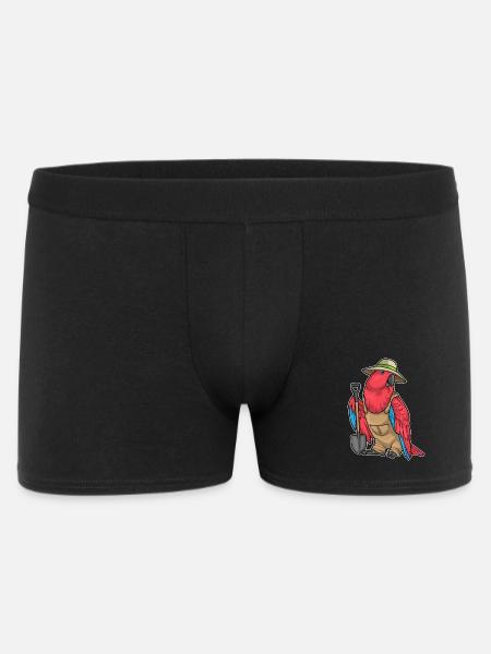 Parrot Gardener Shovel Garden - Men's Boxer Shorts - black