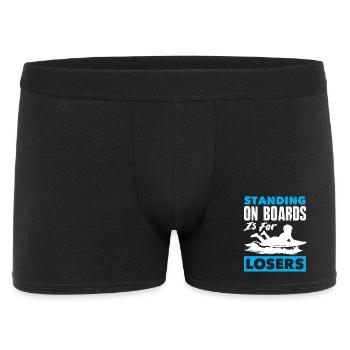 Surfing Surfboarder Bodyboarder - Men's Boxer Shorts - black - Front