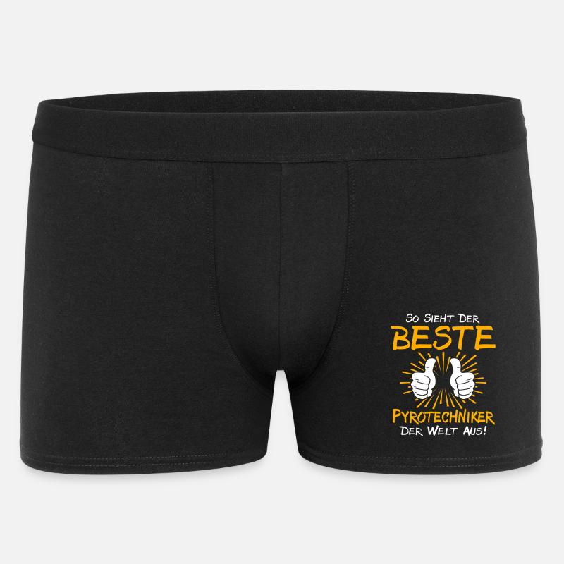 Pyrotechniker Geschenkidee - Männer Boxer Shorts - Schwarz