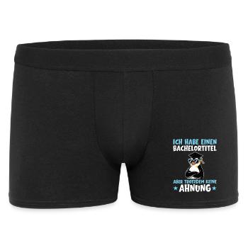 Licence mais toujours aucune idée - Boxer Homme - noir - Devant