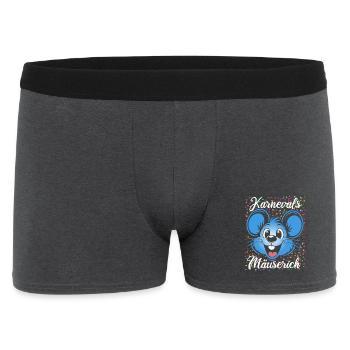 Souris de Carnaval | Hommes en costume partenaires - Boxer Homme - charbon - Devant
