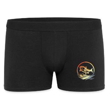 Fishing Retro Style - Men's Boxer Shorts - black - Front