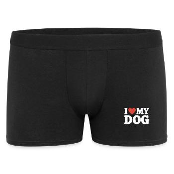 J’aime mon chien - Boxer Homme - noir - Devant