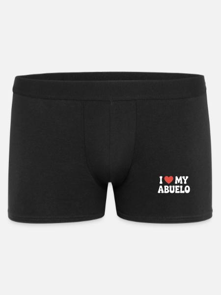 J’aime mon grand-père - Boxer Homme - noir