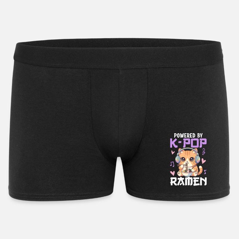 Propulsé par des ramen K-Pop - Boxer Homme - noir