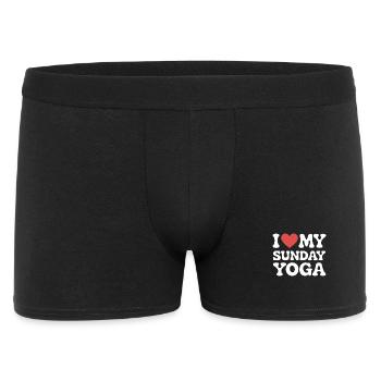 I love my Sunday Yoga - Men's Boxer Shorts - black - Front