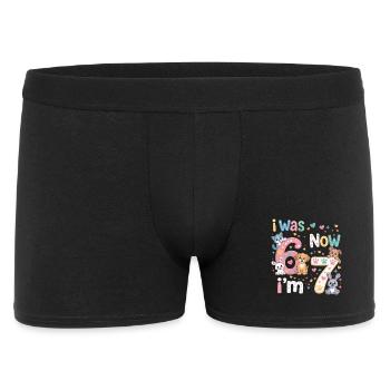 J’avais maintenant 6 ans, 7 ans - Boxer Homme - noir - Devant