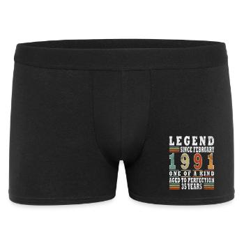 Février 1991 Jubilé 1991 Légendes Février - Boxer Homme - noir - Devant