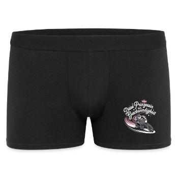  Diese Prinzessin liebt Geschwindigkeit Motorrad - Männer Boxer Shorts - Schwarz - Vorne