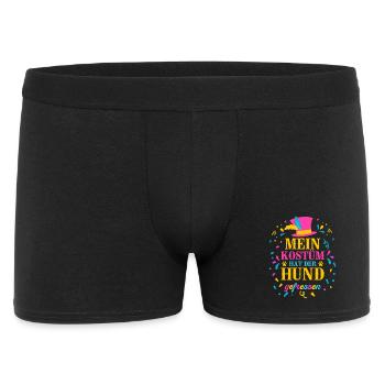 Kostüm Hund gefressen – Shirt für Faschingsmuffel - Boxer Homme - noir - Devant