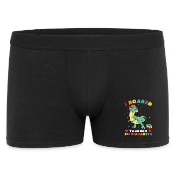 Kindergartenkostüm Dinosaurierkostüm - Männer Boxer Shorts - Schwarz - Vorne