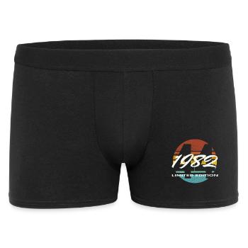 44th Birthday 1982 Gift for Men and Women - Men's Boxer Shorts - black - Front