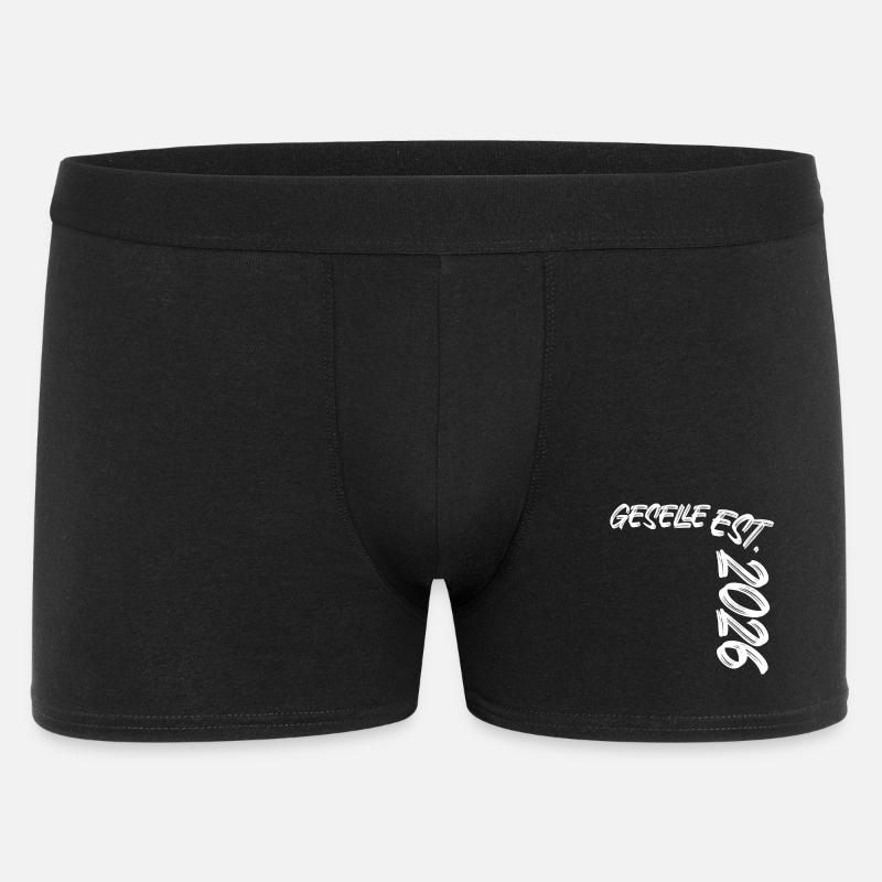 Geselle Est. 2026 - Männer Boxer Shorts - Schwarz